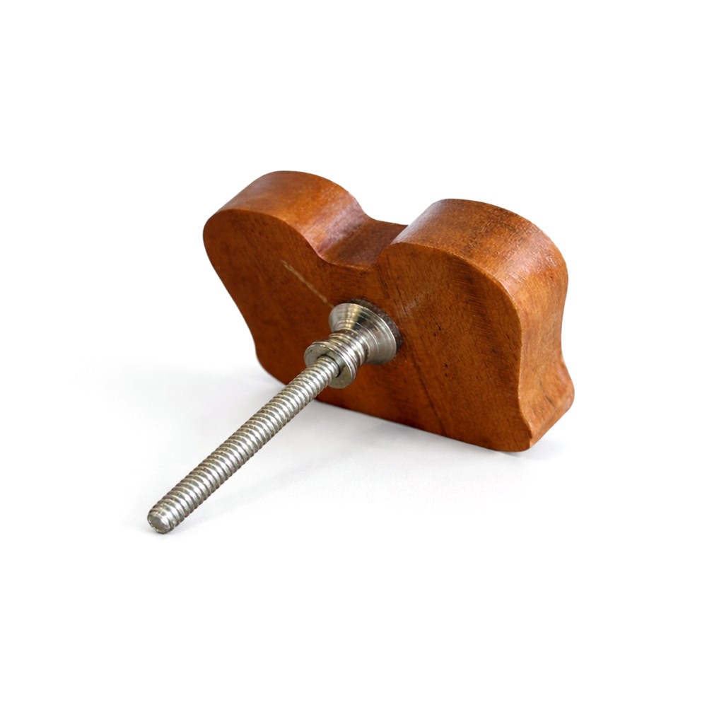 Kids Handmade Acacia Wood Blue Elephant Knob